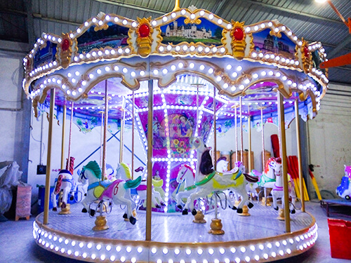 16 Seats Fairground Carousel Horses cost