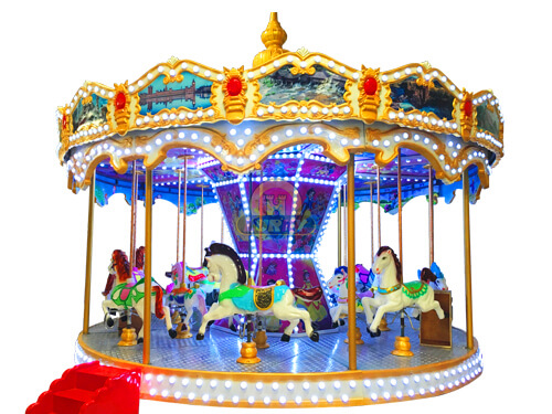 16 Seats Fairground Carousel Horses for sale