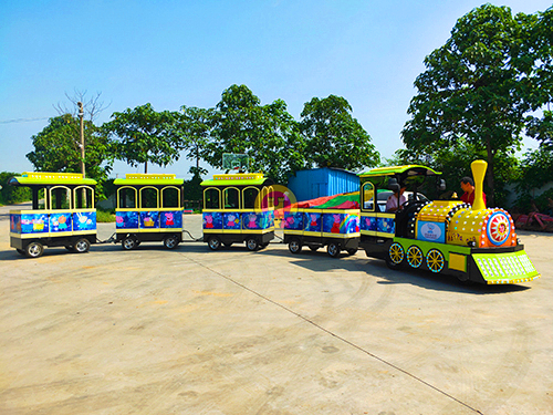 British Trackless Train