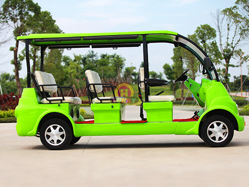 Green Electric Sightseeing Car for sale