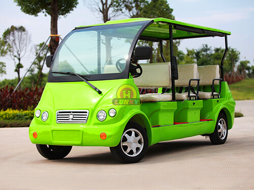 Green Electric Sightseeing Car manufacturer