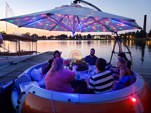 bbq donut boat price