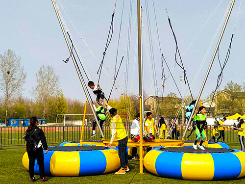 inflatable bungee trampoline