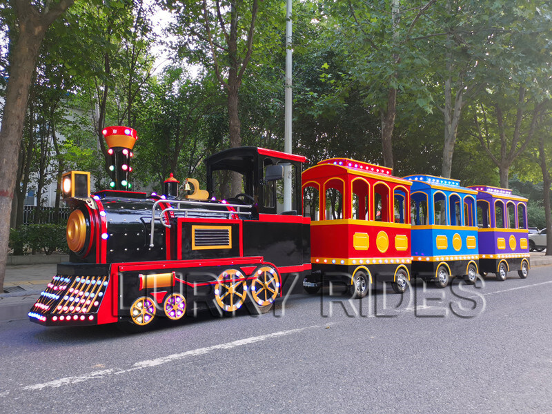 family ride trackless train cost