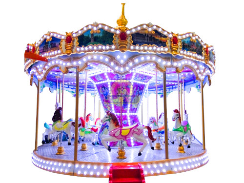 16 Seats Fairground Carousel Horses