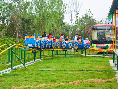 Amusement Park Roller Coaster